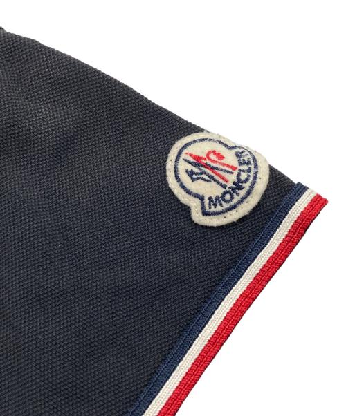 MONCLER（モンクレール）MONCLER (モンクレール) ポロシャツ ブラック サイズ:Ｍの古着・服飾アイテム