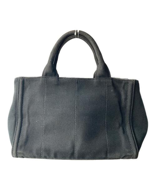 PRADA（プラダ）PRADA (プラダ) カナパ ビジュースタッズ トートバッグ ブラックの古着・服飾アイテム