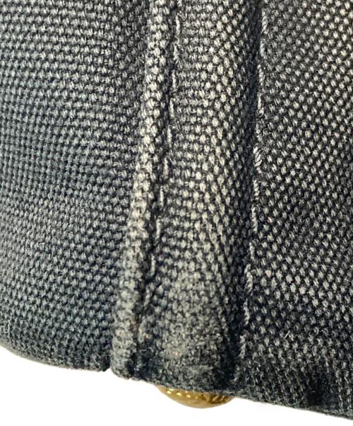 PRADA（プラダ）PRADA (プラダ) カナパ ビジュースタッズ トートバッグ ブラックの古着・服飾アイテム