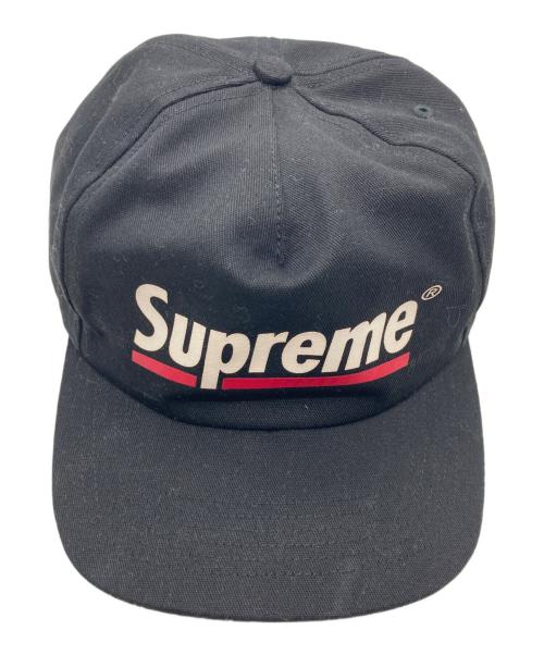 SUPREME（シュプリーム）Supreme (シュプリーム) Underline 5-Panel ブラックの古着・服飾アイテム