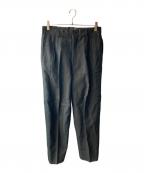 COMME des GARCONS HOMMEコムデギャルソン オム）の古着「タックパンツ」｜ブラック