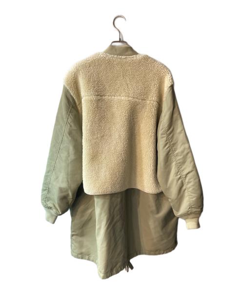Adam et Rope（アダム エ ロペ）Adam et Rope (アダム エ ロペ) MA-1ボアリバーシブルコート カーキ サイズ:freeの古着・服飾アイテム