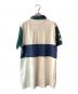 POLO RALPH LAUREN (ポロ・ラルフローレン) ポロシャツ ホワイト×グリーン サイズ:L：5000円