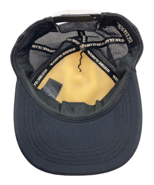 Hysteric Glamour（ヒステリックグラマー）Hysteric Glamour (ヒステリックグラマー) メッシュキャップ ブラックの古着・服飾アイテム