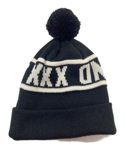 GOD SELECTION XXX（ゴッドセレクショントリプルエックス）GOD SELECTION XXX (ゴッドセレクショントリプルエックス) WIND AND SEA (ウィンダンシー) ニット帽 ブラックの古着・服飾アイテム