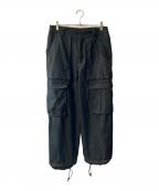 BASICKSベイシックス）の古着「Painter Cargo Wool Trousers」｜ブラック