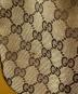 中古・古着 GUCCI (グッチ) GGキャンバス ジャッキー ハーフムーンショルダーバッグ ベージュ：20000円