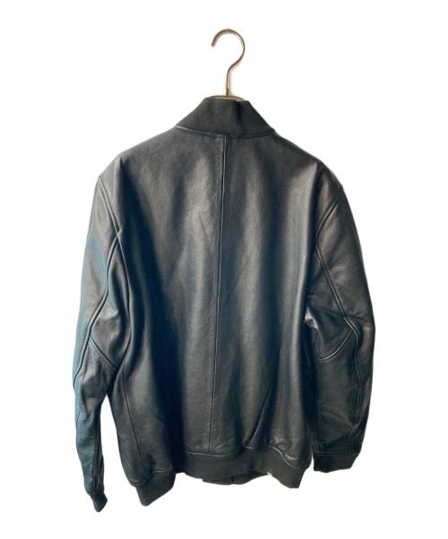 Denham（デンハム）Denham (デンハム) レザーブルゾン ブラック サイズ:Lの古着・服飾アイテム