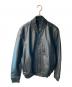 Denham（デンハム）の古着「レザーブルゾン」｜ブラック