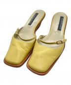 UNTISHOLDアンチショルド）の古着「ミュール」｜イエロー