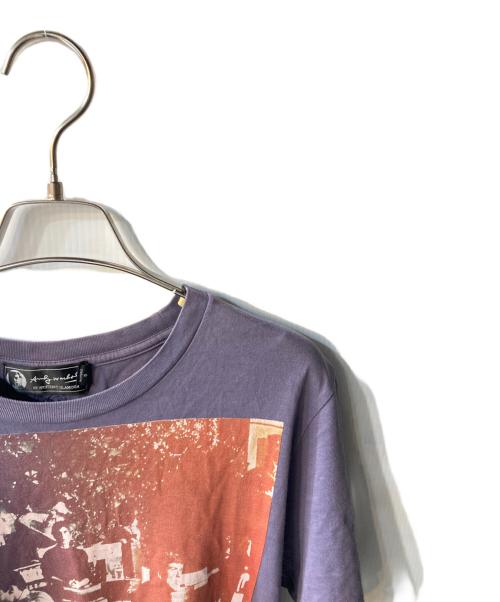 Hysteric Glamour（ヒステリックグラマー）Hysteric Glamour (ヒステリックグラマー) プリントTシャツ パープル サイズ:Sの古着・服飾アイテム