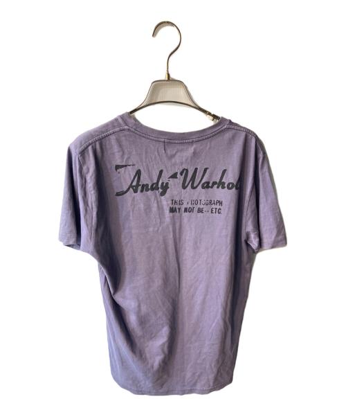 Hysteric Glamour（ヒステリックグラマー）Hysteric Glamour (ヒステリックグラマー) プリントTシャツ パープル サイズ:Sの古着・服飾アイテム