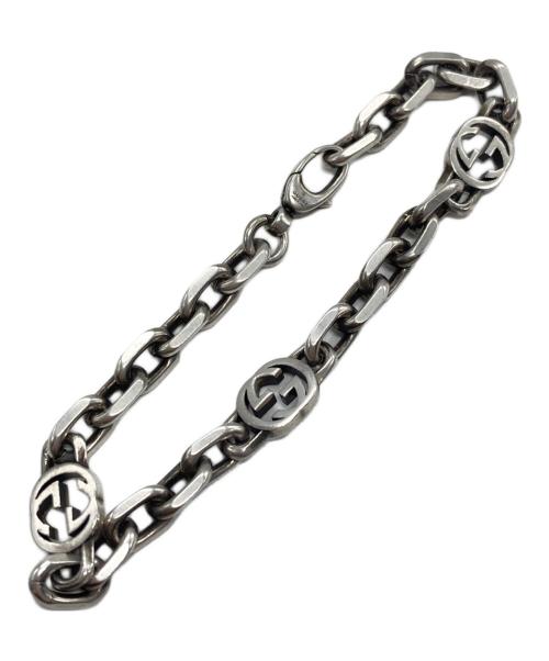 GUCCI（グッチ）GUCCI (グッチ) インターロッキングG チェーンブレスレット サイズ:18の古着・服飾アイテム