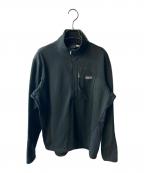 Patagoniaパタゴニア）の古着「ハーフジップカットソー」｜ブラック