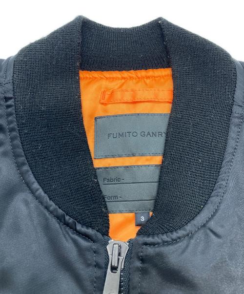 FUMITO GANRYU（フミトガンリュウ）FUMITO GANRYU (フミトガンリュウ) ボンバージャケット ブラック サイズ:34の古着・服飾アイテム