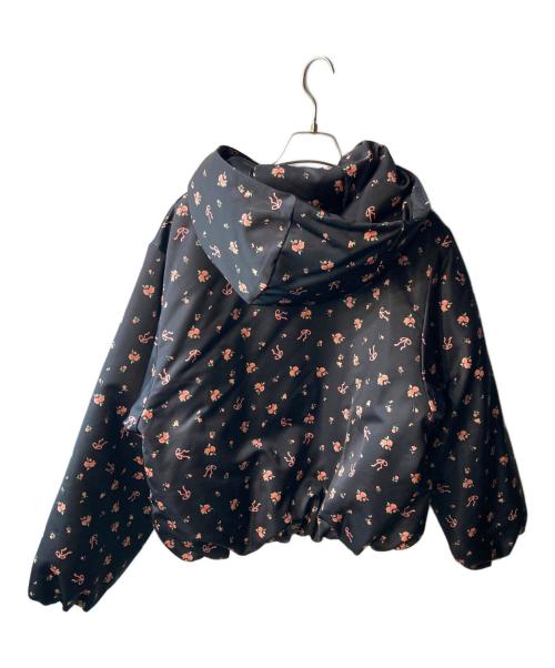 CAROLINA GLASER（カロリナ グレイサー）CAROLINA GLASER (カロリナ グレイサー) フラワーリボン ブルゾン ブラック サイズ:freeの古着・服飾アイテム