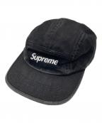 SUPREMEシュプリーム）の古着「Washed Chino Twill Camp Cap」｜ブラック