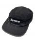 Supreme（シュプリーム）の古着「Washed Chino Twill Camp Cap」｜ブラック