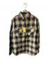 SUGAR CANE（シュガーケーン）の古着「ツイルチェックワークシャツ」｜ベージュ