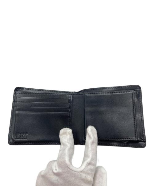 DIESEL（ディーゼル）DIESEL (ディーゼル) 2つ折り財布 ブラックの古着・服飾アイテム