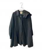 LANVIN en Bleuランバンオンブルー）の古着「アルパカ混ポンチョ」｜ブラック