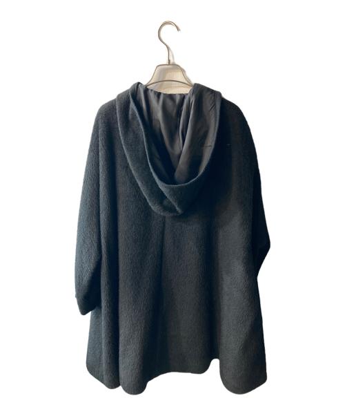 LANVIN en Bleu（ランバンオンブルー）LANVIN en Bleu (ランバンオンブルー) アルパカ混ポンチョ ブラック サイズ:38の古着・服飾アイテム