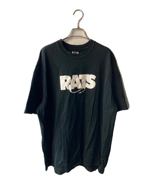 RATS（ラッツ）RATS (ラッツ) BOX LOGO TEE ブラック サイズ:XXLの古着・服飾アイテム
