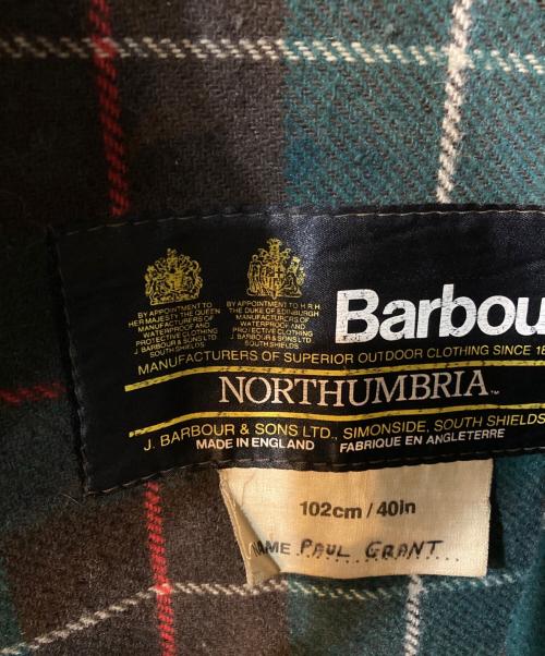 Barbour（バブアー）Barbour (バブアー) northumbria オイルドコート カーキ サイズ:102CM/40INの古着・服飾アイテム