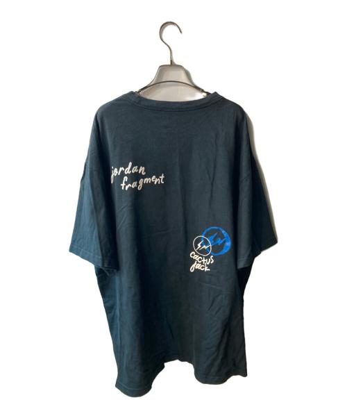 JORDAN（ジョーダン）JORDAN (ジョーダン) TRAVIS SCOTT (トラヴィススコット) FRAGMENT DESIGN (フラグメントデザイン) Tシャツ ブラック サイズ:XXLの古着・服飾アイテム