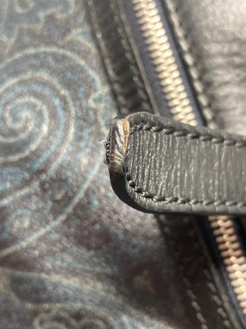 ETRO（エトロ）ETRO (エトロ) ペイズリー柄リュック ネイビーの古着・服飾アイテム