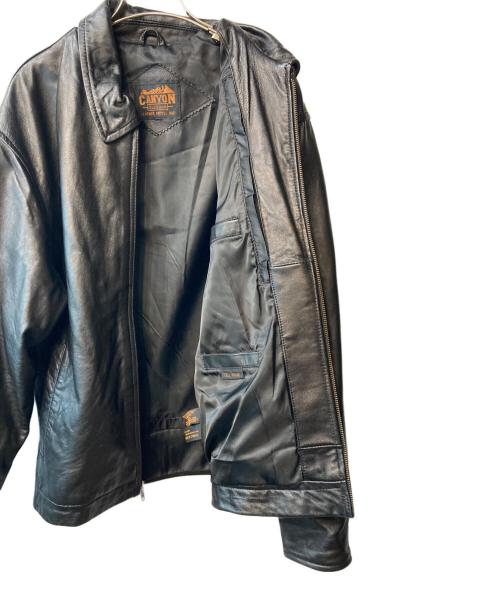 CANYON（キャニオン）CANYON (キャニオン) レザージャケット ブラック サイズ:なしの古着・服飾アイテム