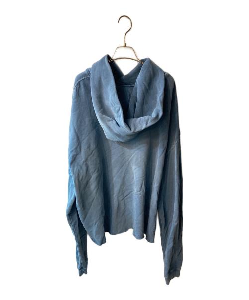 Maison Margiela（メゾンマルジェラ）Maison Margiela (メゾンマルジェラ) バックワッペンデストロイ加工プルオーバーパーカー ネイビー サイズ:Lの古着・服飾アイテム