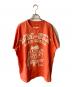 MM6 Maison Margiela（エムエムシックスメゾンマルジェラ）の古着「ビッグプリントTシャツ」｜オレンジ