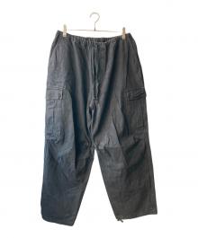 COMOLI（コモリ）の古着「ブラックドリル 6Pパンツ」｜ブラック