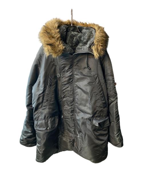 ALPHA（アルファ）ALPHA (アルファ) N-3Bタイプコート カーキ サイズ:Lの古着・服飾アイテム