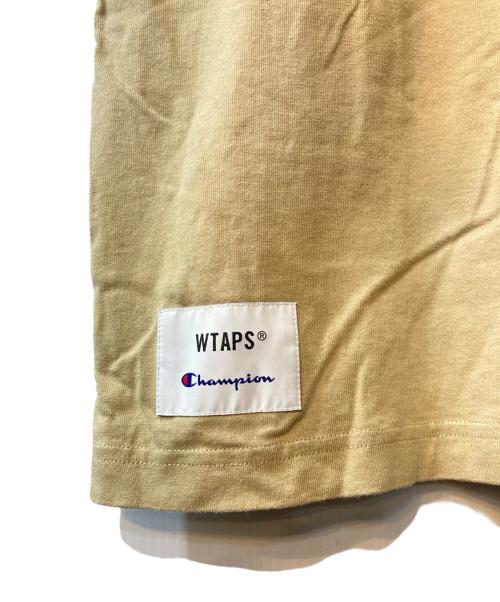 Champion（チャンピオン）Champion (チャンピオン) WTAPS (ダブルタップス) Tシャツ ベージュ サイズ:Lの古着・服飾アイテム