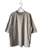 NEIGHBORHOOD×RUSSELL ATHLETICネイバーフッド×ラッセルアスレチック）の古着「C-CREW  ラグランTシャツ」｜グレー