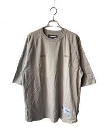 NEIGHBORHOOD×RUSSELL ATHLETIC（ネイバーフッド×ラッセルアスレチック）の古着「C-CREW  ラグランTシャツ」｜グレー