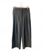 MAISON SPECIALメゾンスペシャル）の古着「CORDURA Wool Tow-Tuck Wide Pants」｜ブラック