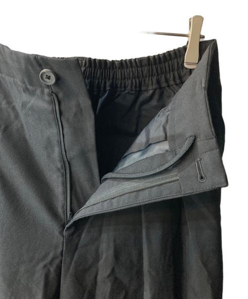 MAISON SPECIAL（メゾンスペシャル）MAISON SPECIAL (メゾンスペシャル) CORDURA Wool Tow-Tuck Wide Pants ブラック サイズ:1 未使用品の古着・服飾アイテム