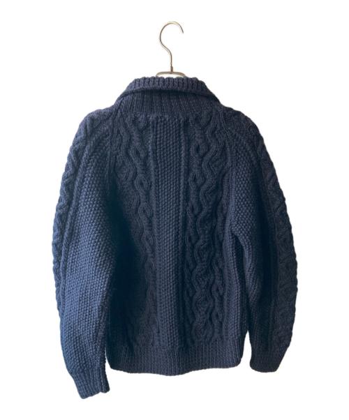 INVERALLAN（インバーアラン）INVERALLAN (インバーアラン) 3Aランバーカーディガン ネイビー サイズ:サイズ表記無の古着・服飾アイテム