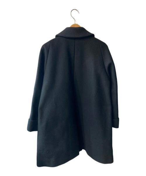 J&M DAVIDSON（ジェイ＆エム デヴィッドソン）J&M DAVIDSON (ジェイ＆エム デヴィッドソン) 丸ボタンウールコート ブラック サイズ:8の古着・服飾アイテム