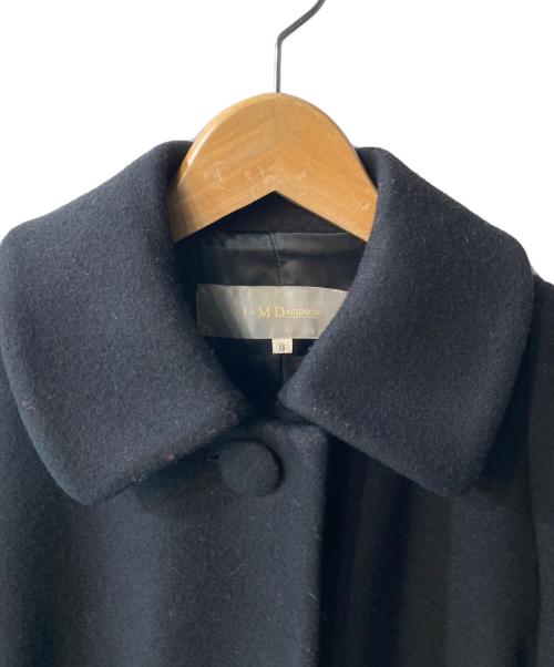 J&M DAVIDSON（ジェイ＆エム デヴィッドソン）J&M DAVIDSON (ジェイ＆エム デヴィッドソン) 丸ボタンウールコート ブラック サイズ:8の古着・服飾アイテム
