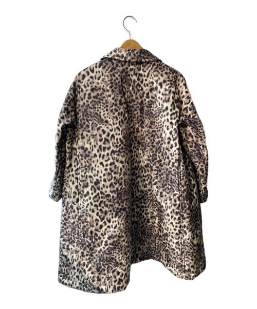 COMME des GARCONS（コムデギャルソン）COMME des GARCONS (コムデギャルソン) レオパード柄キルティングコート ブラウン サイズ:XSの古着・服飾アイテム