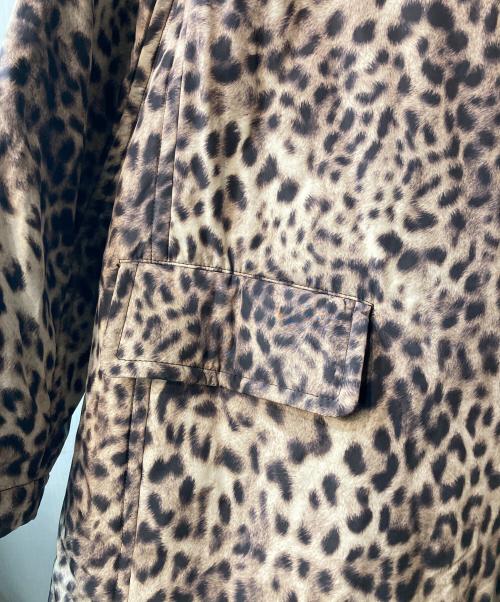 COMME des GARCONS（コムデギャルソン）COMME des GARCONS (コムデギャルソン) レオパード柄キルティングコート ブラウン サイズ:XSの古着・服飾アイテム