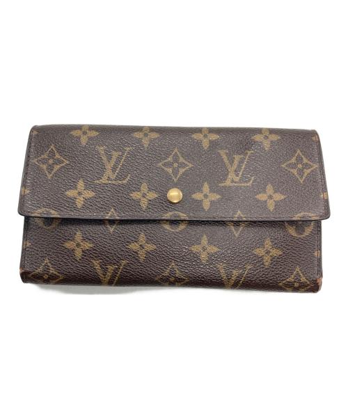 LOUIS VUITTON（ルイ ヴィトン）LOUIS VUITTON (ルイ ヴィトン) 3つ折り財布 ブラウンの古着・服飾アイテム