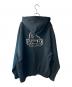 X-LARGE (エクストララージ) BACKSIDE SLANTED OG ZIP HOODED SWEATSHIRT ブラック サイズ:XL：7000円