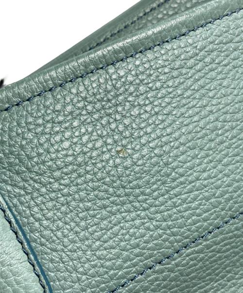 TOD'S（トッズ）TOD'S (トッズ) レザートートバッグ グリーンの古着・服飾アイテム