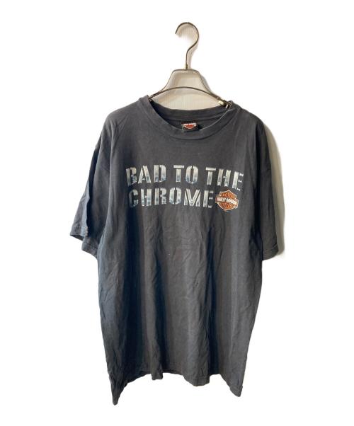 HARLEY-DAVIDSON（ハーレーダビッドソン）HARLEY-DAVIDSON (ハーレーダビッドソン) プリントTシャツ ブラック サイズ:XLの古着・服飾アイテム