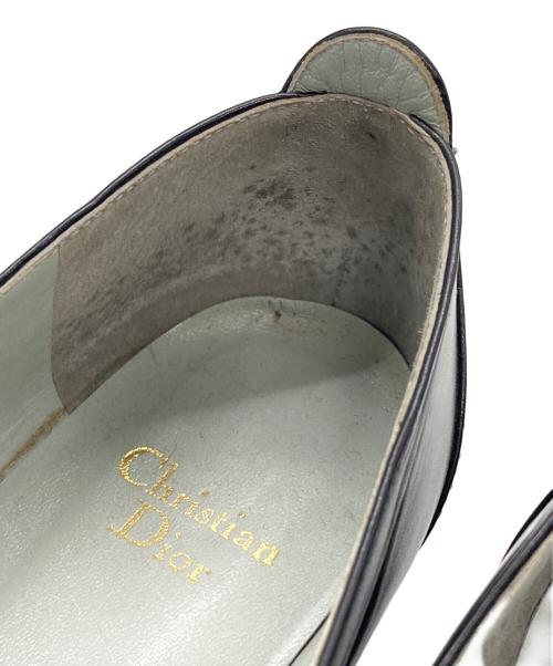 Christian Dior（クリスチャン ディオール）Christian Dior (クリスチャン ディオール) CDロゴローファー ブラック サイズ:6　1/2の古着・服飾アイテム